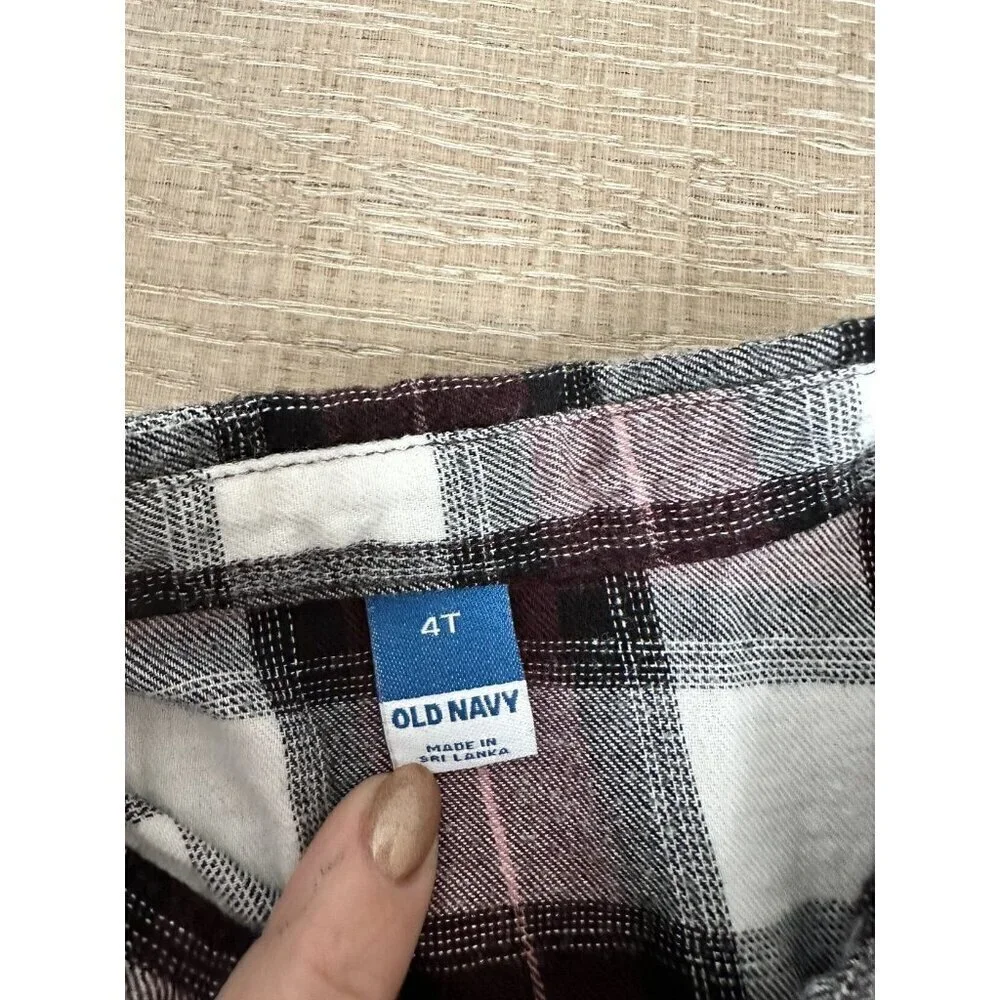 Old Navy Plaid Flannel Button Up